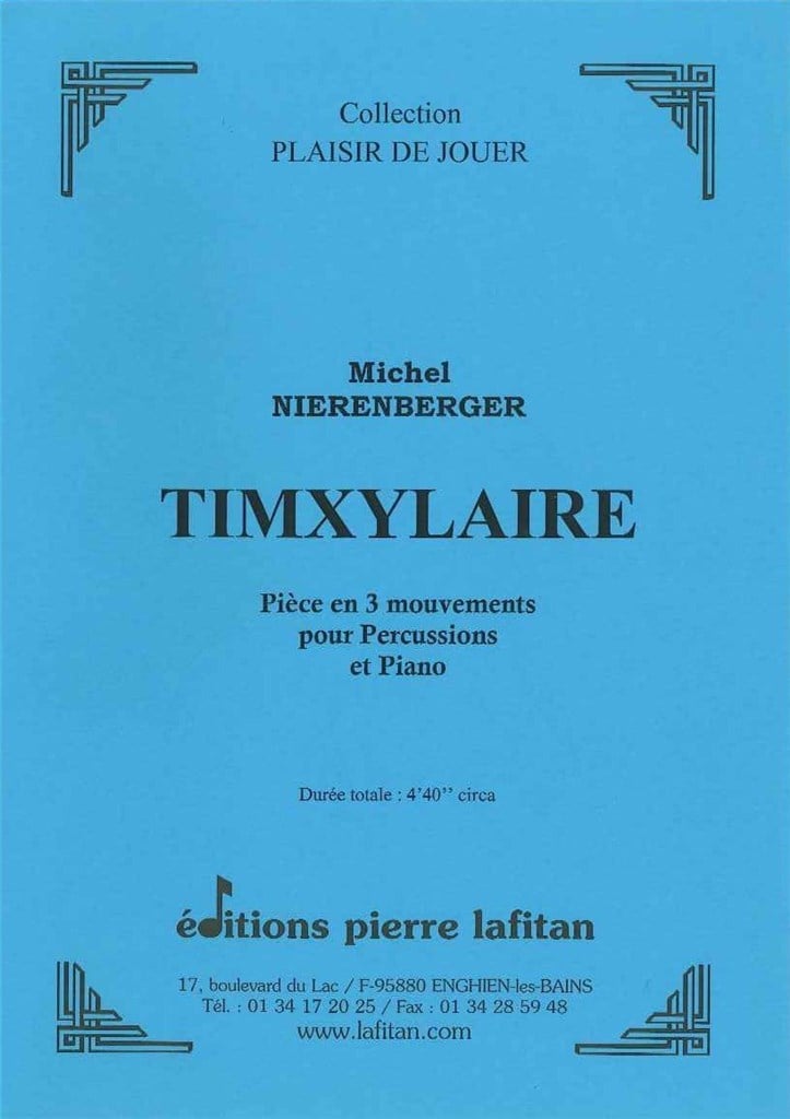 Timxylaire (Pièce En 3 Mouvements)